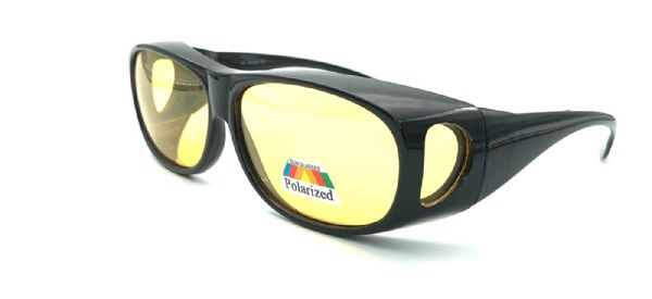 C9 JOY 3009 שחור מבריק עדשה צהובה