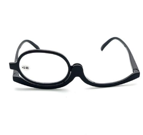 משקף איפור שחור.מגיע במספרים 1+ עד 2.5+