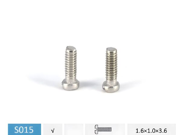 בורג לאפון (-)S015 1.6*1.0*3.6