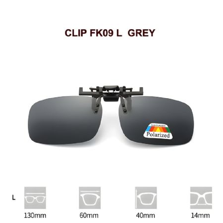 קליפון מתרומם FK09 L GREY מידה:60-14-130 גובה עדשה:40 מ"מ