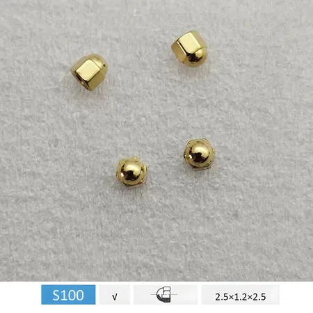   כובע מתכת זהב  S100 1.2 